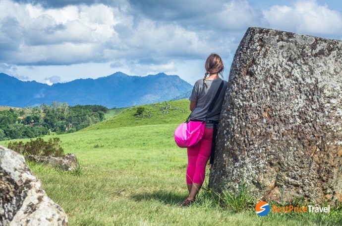 The vibe around the Plain of Jars is eerie and somber