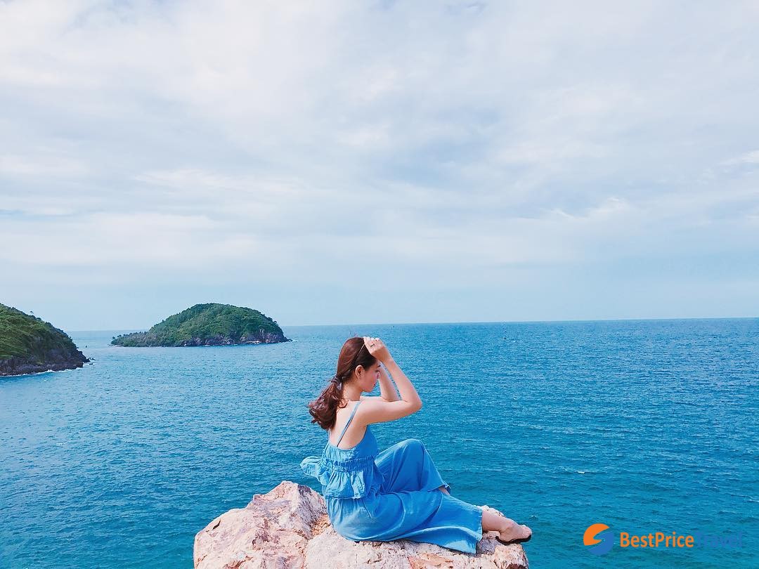 An ideal place to take photos in Nam Du Island