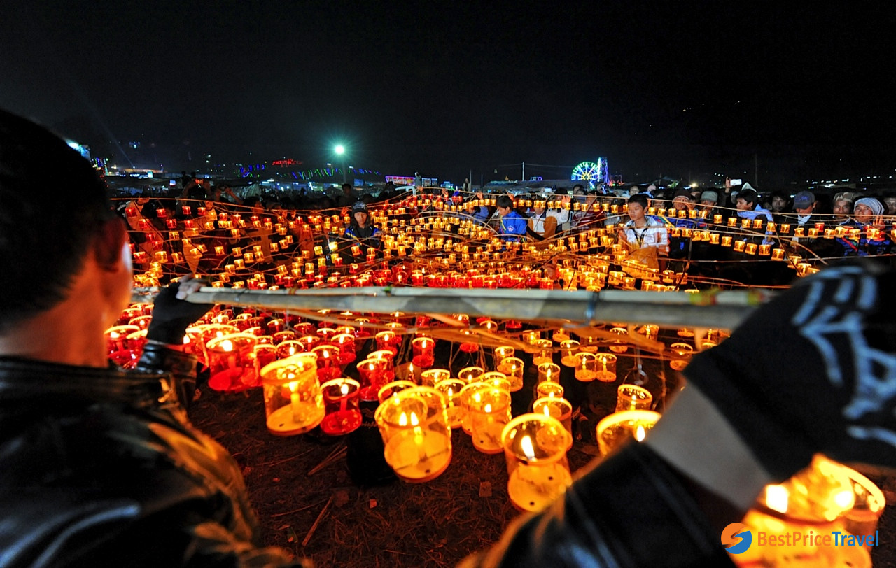 Burmese Full Moon Festival in Myanmar