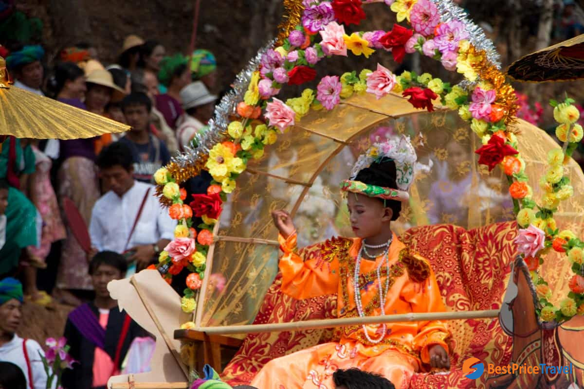 Burmese Novitiation Ceremony