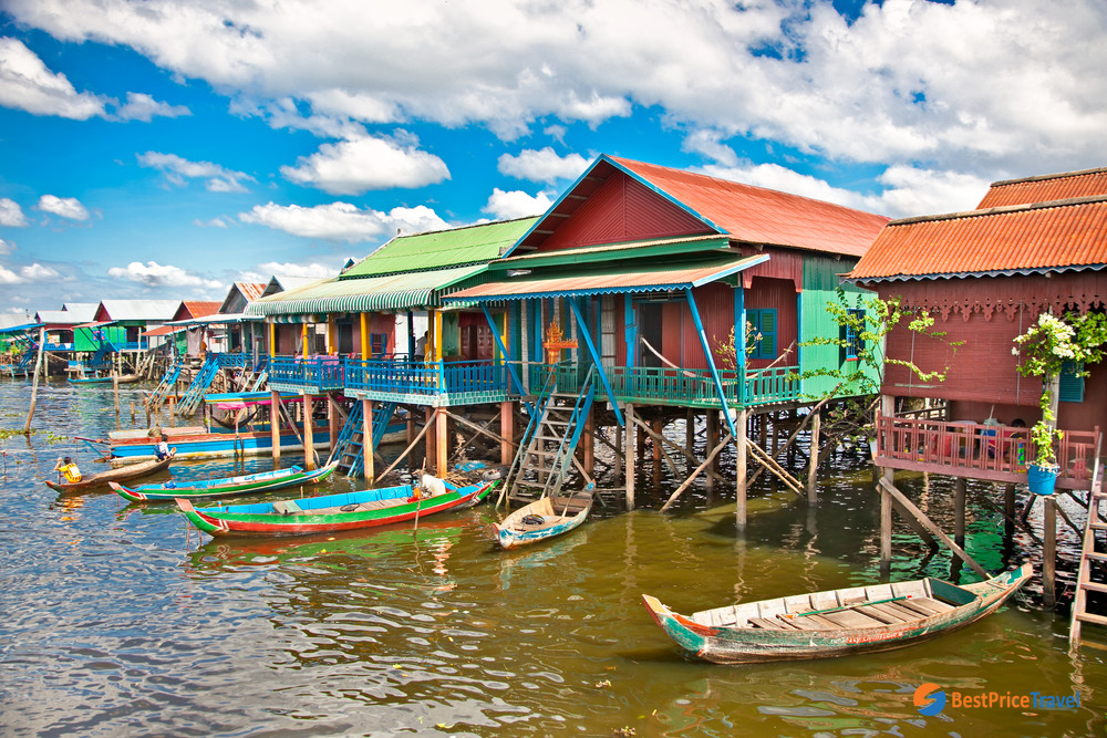 Explore local life at Tonle Sap Lake during summer vacation in Cambodia&nbsp;
