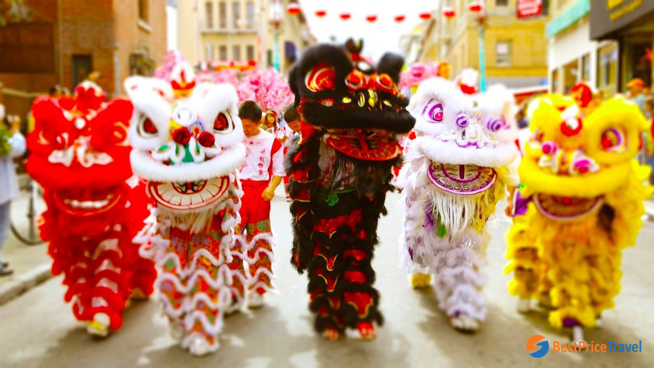Lion Dance - Mid-Autumn Festival