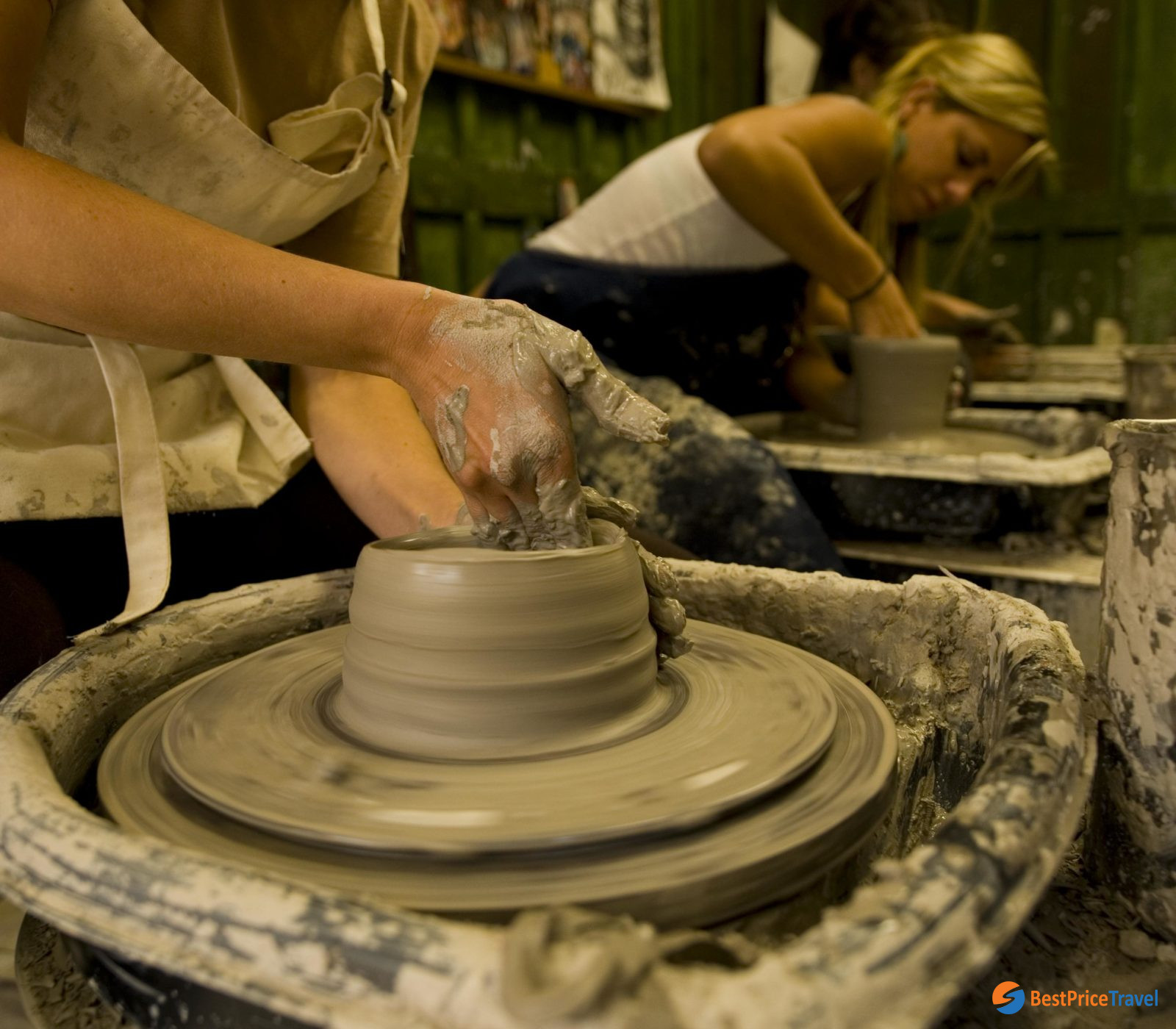 Pottery class is a great choice for a rainy day in ho chi minh city