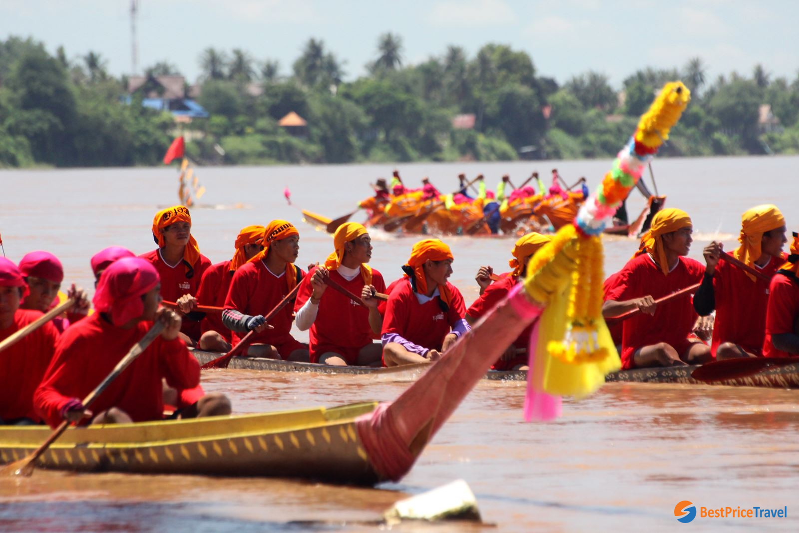 Boat racing in Awk Phansa Festival