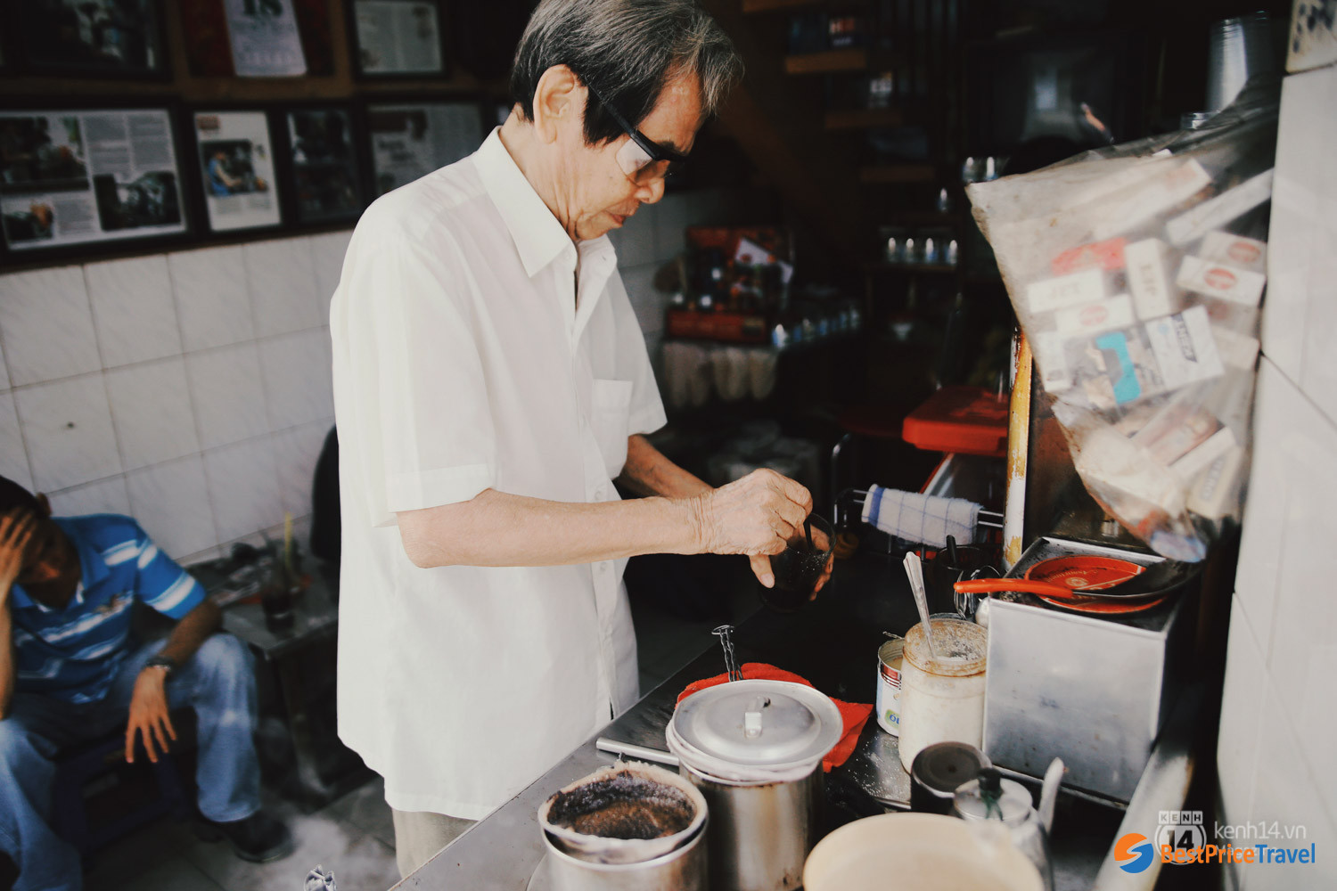 Mr Dang Ngoc Con -  Old Coffee Shops In Vietnam