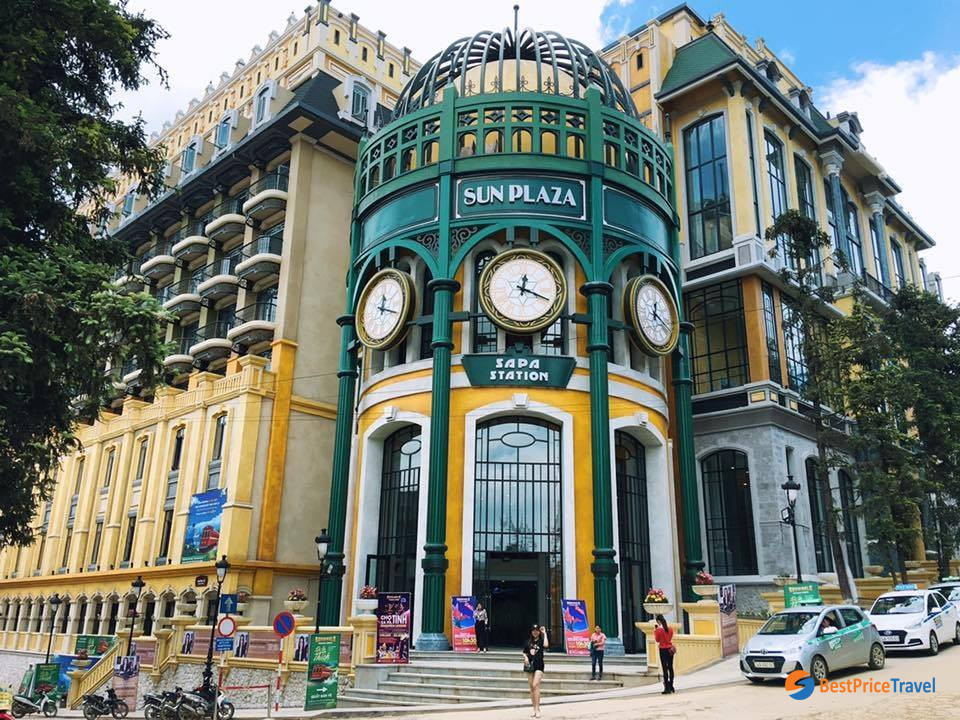 The classical European style in Sapa station's architecture