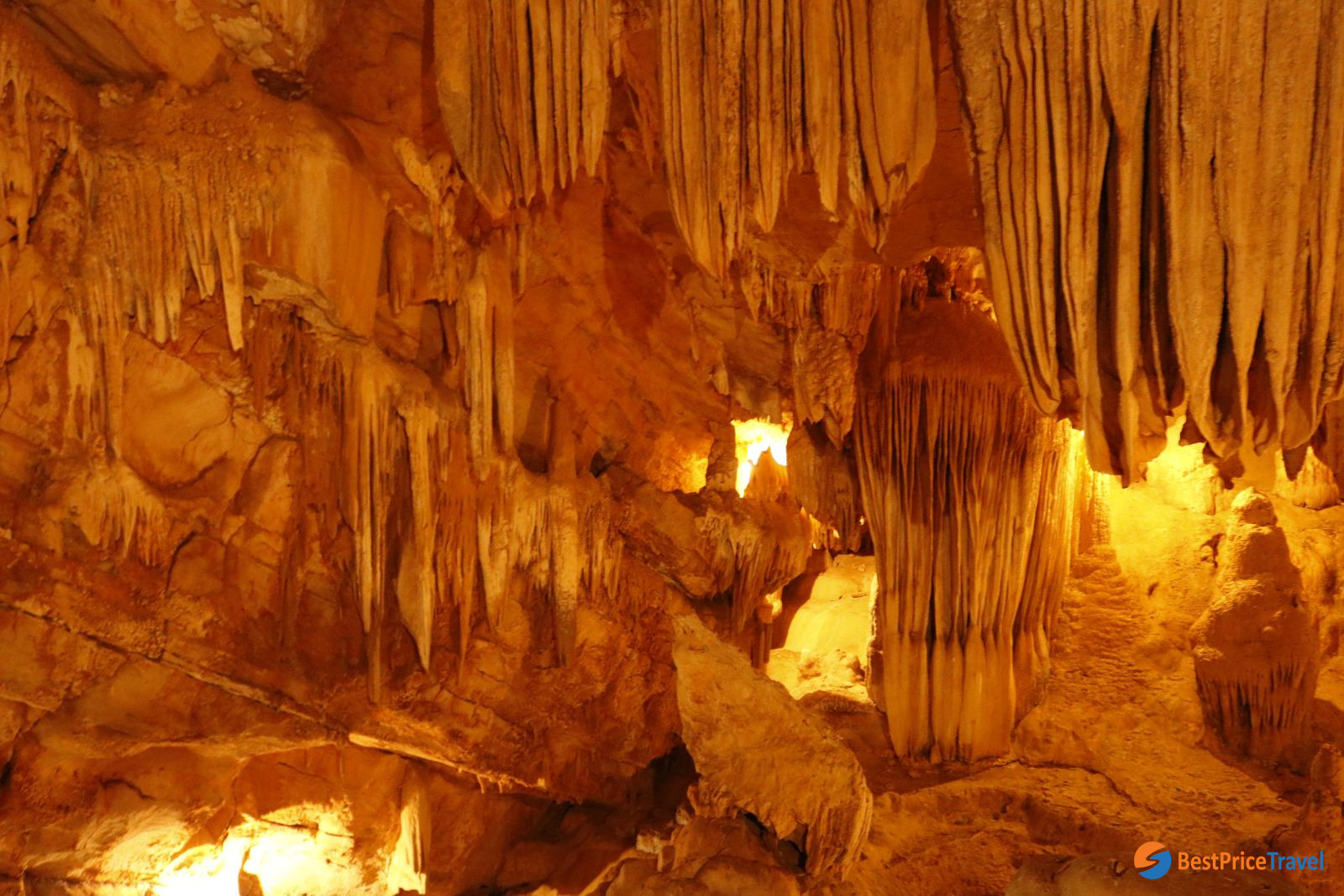 Stunning ancient stalactites in Thung Nham
