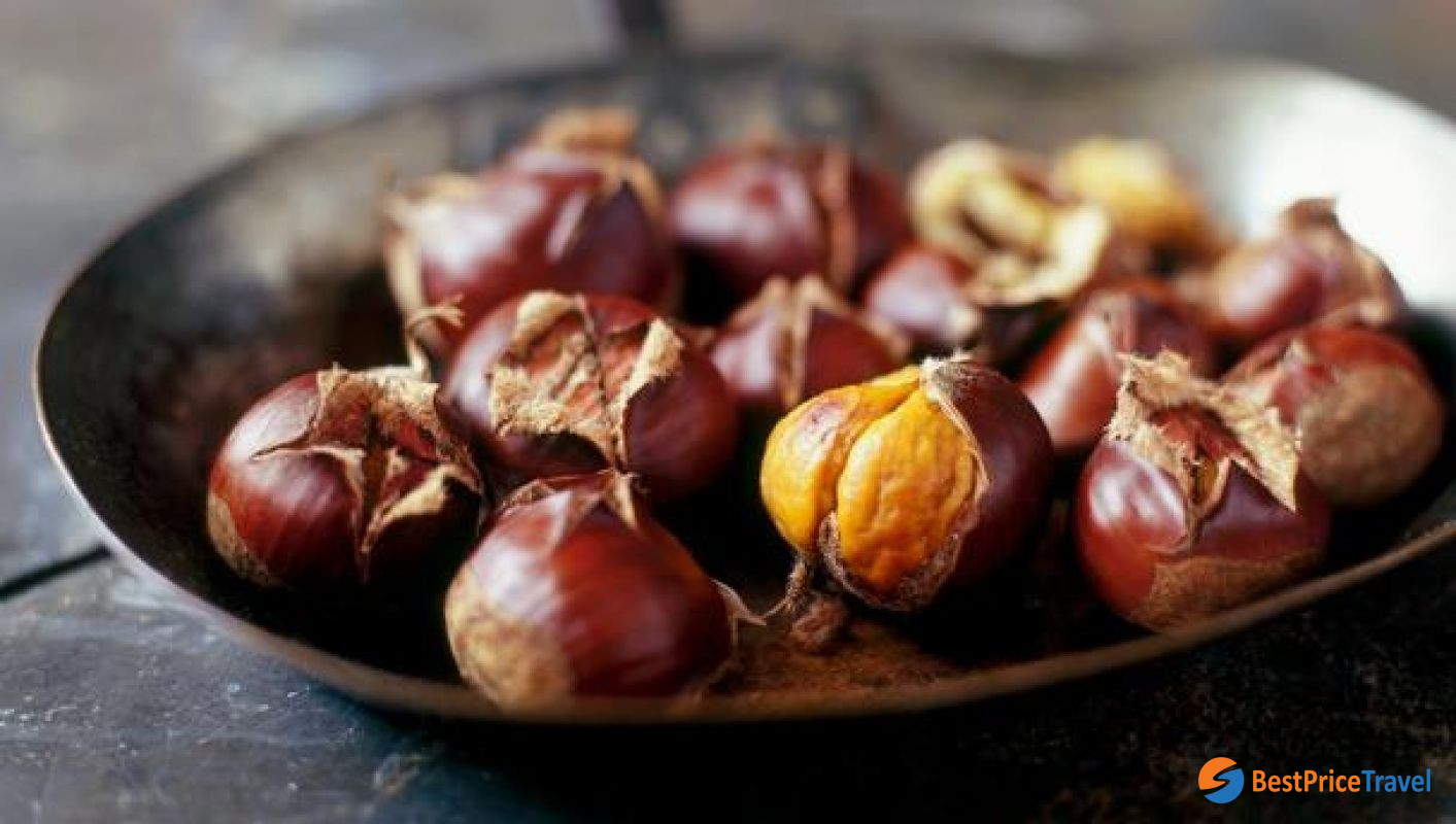 Sapa Chestnut is a tasty souvenir in Sapa