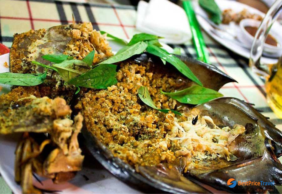 Street Foods in Halong Bay - Horseshoe Crab