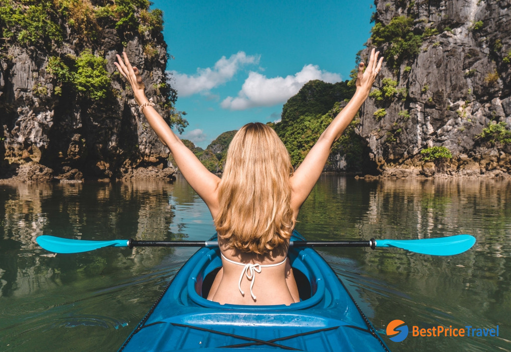 Bikini is a must-have item for every girl in Halong Bay summer