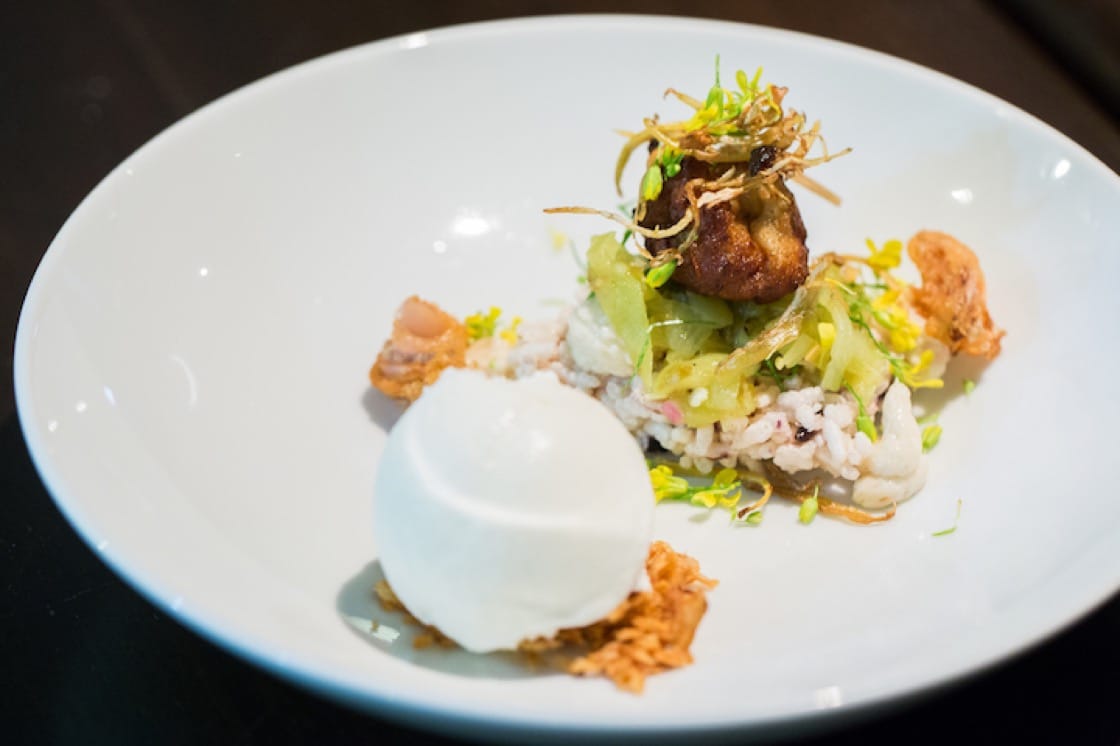 The signature Khao Chae at Le Du - a Michelin restaurant in Bangkok