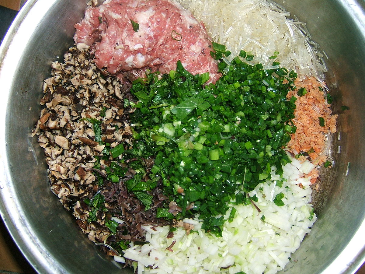 Spring rolls ingredients