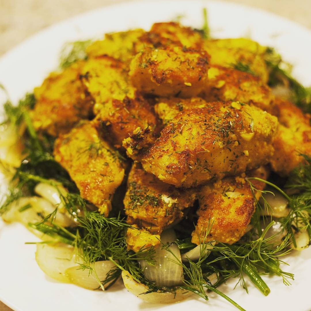 Cha Ca is a famous dish in Hanoi