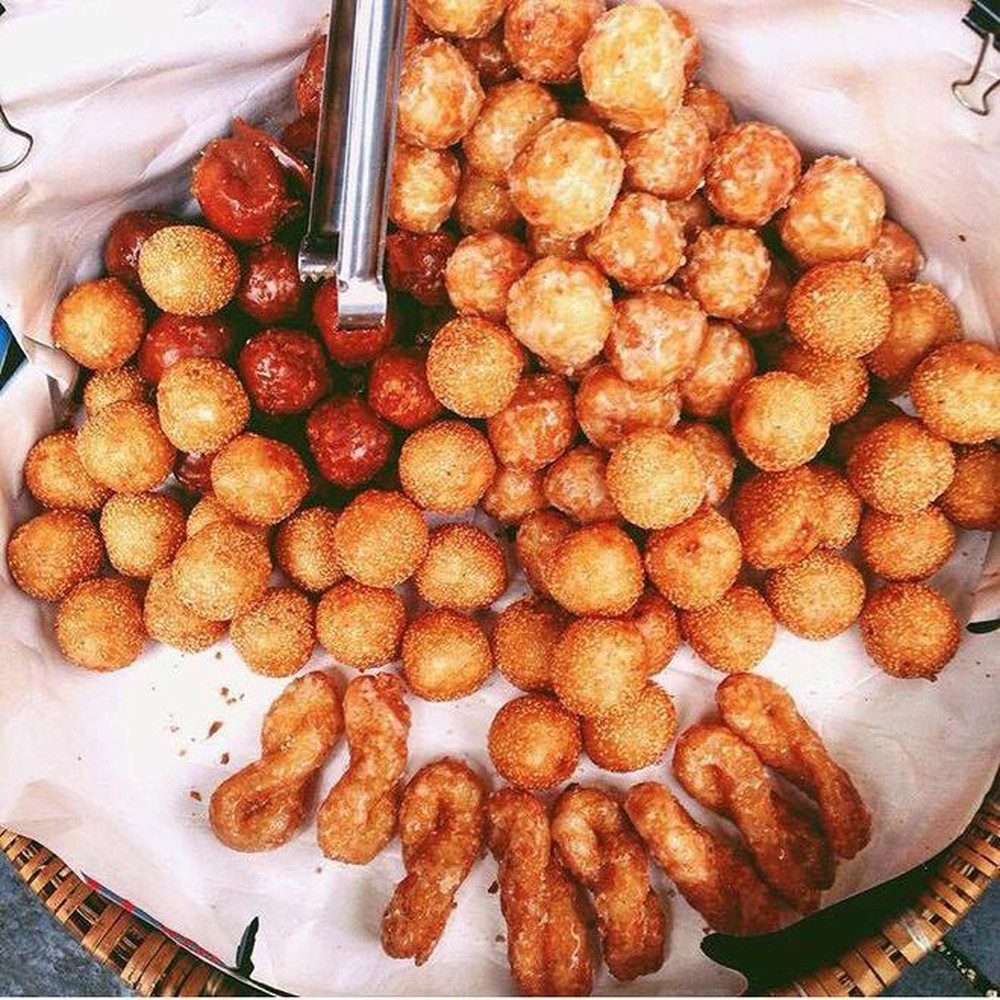 Rice Donuts in Hanoi