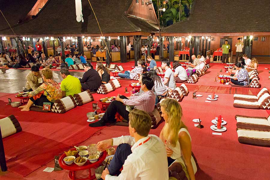 Traditional Lana-style Dinner at Khum Khantoke Restaurant