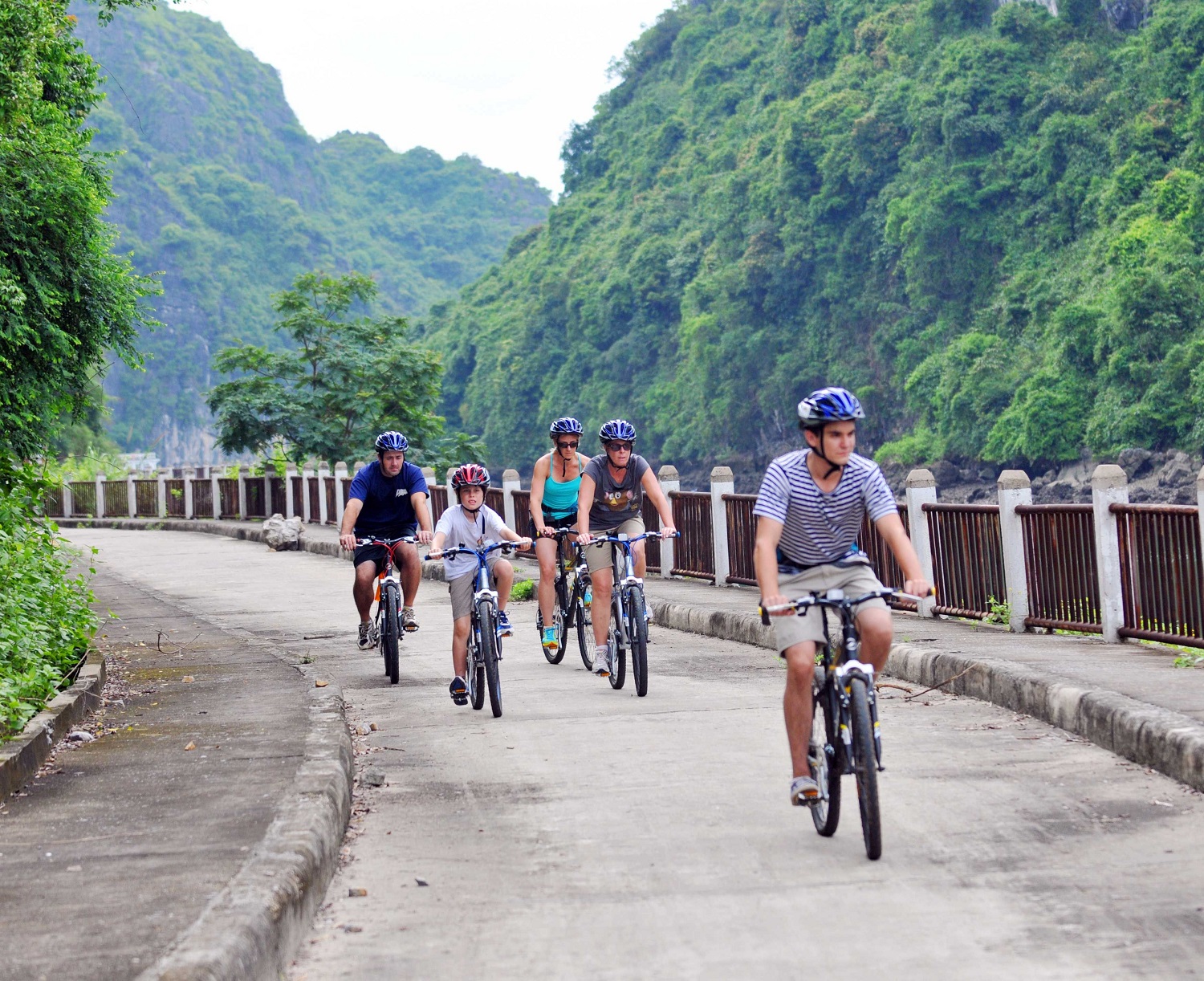 Biking in Cat Ba Island