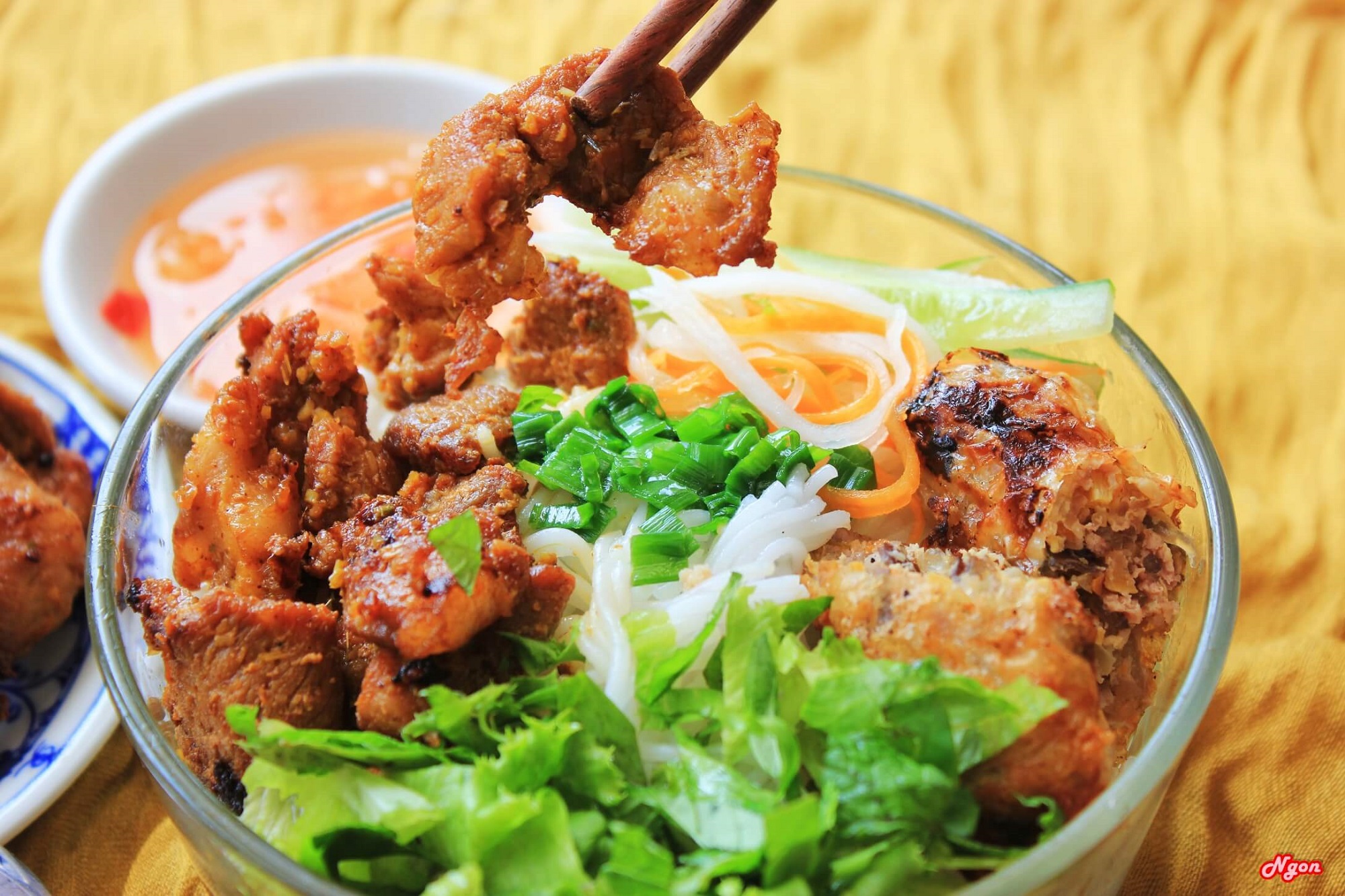 Bun Thit Nuong - Where and what should you eat when coming to Hue?