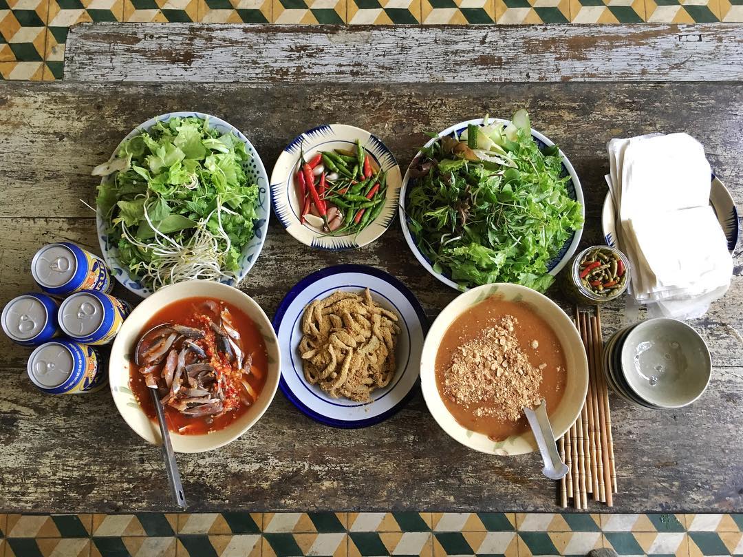 Nam O fish salad - A must- try dish for tourists in Vietnam