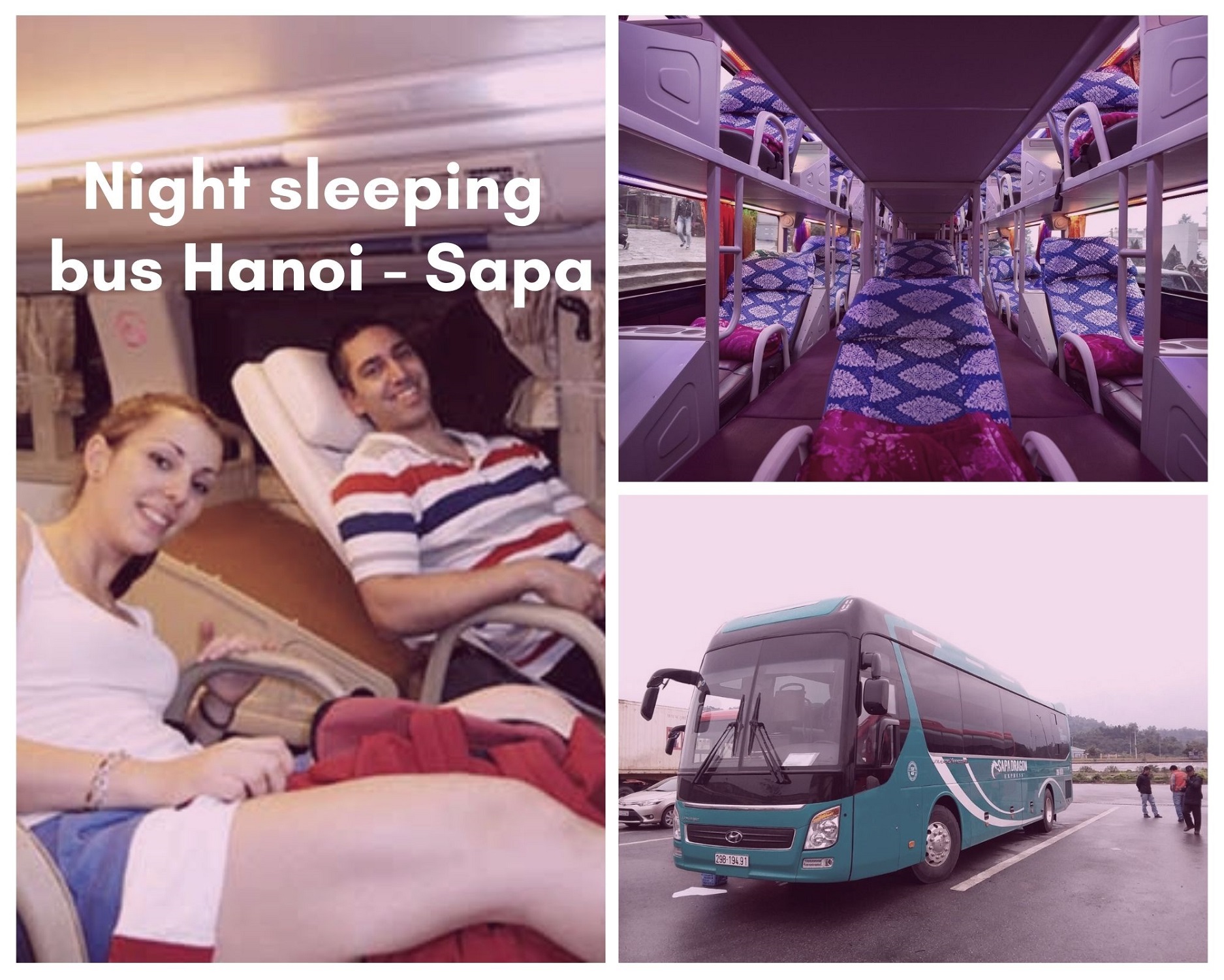 Overnight bus Hanoi to Sapa