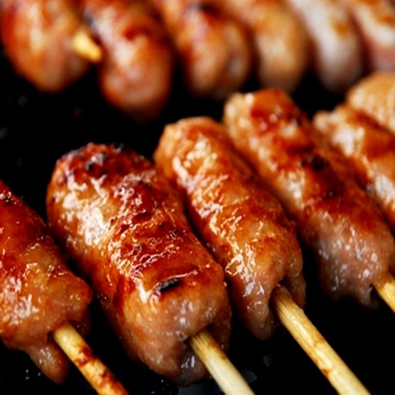Grilled pork rolls
