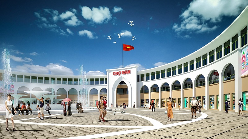 Shopping at Dam market