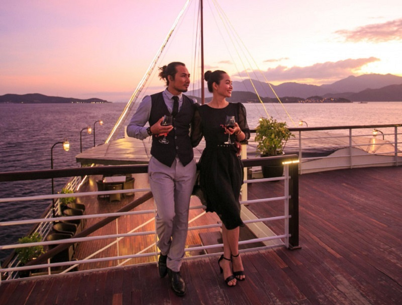 Taking cruise in Nha Trang