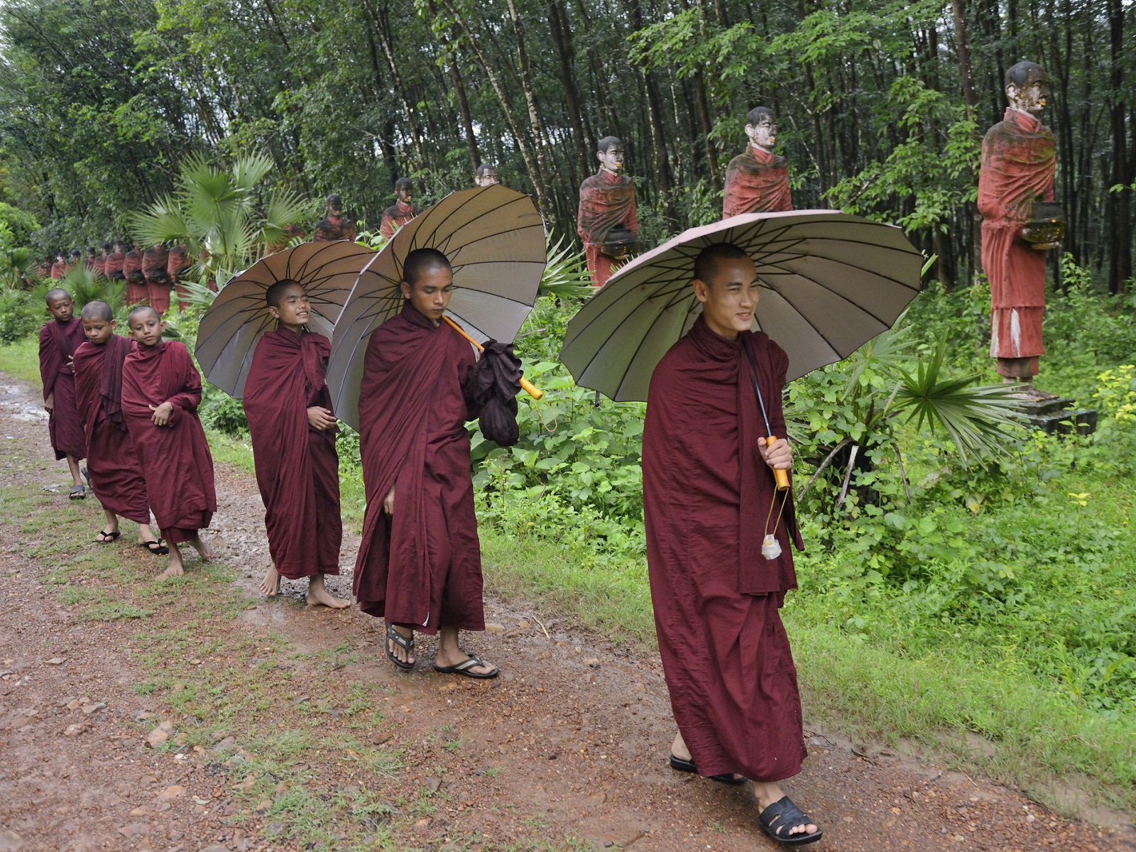 Myanmar in rainy season