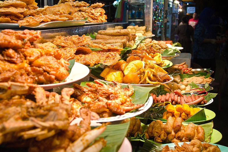 Deep Fried Food In Myanmar