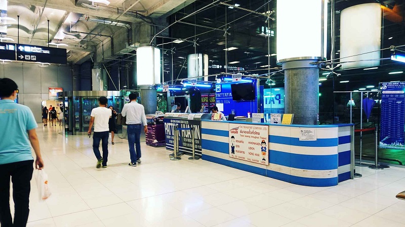 Best way to travel from Bangkok Airport to Pattaya ticket office 