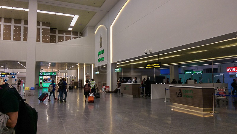 Customs Hall & Hire Car Booths Phuket International Airport	