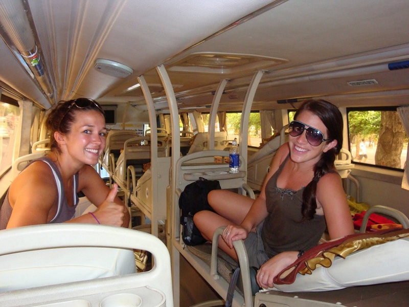 sleeper bus Vietnam comfortable clothes