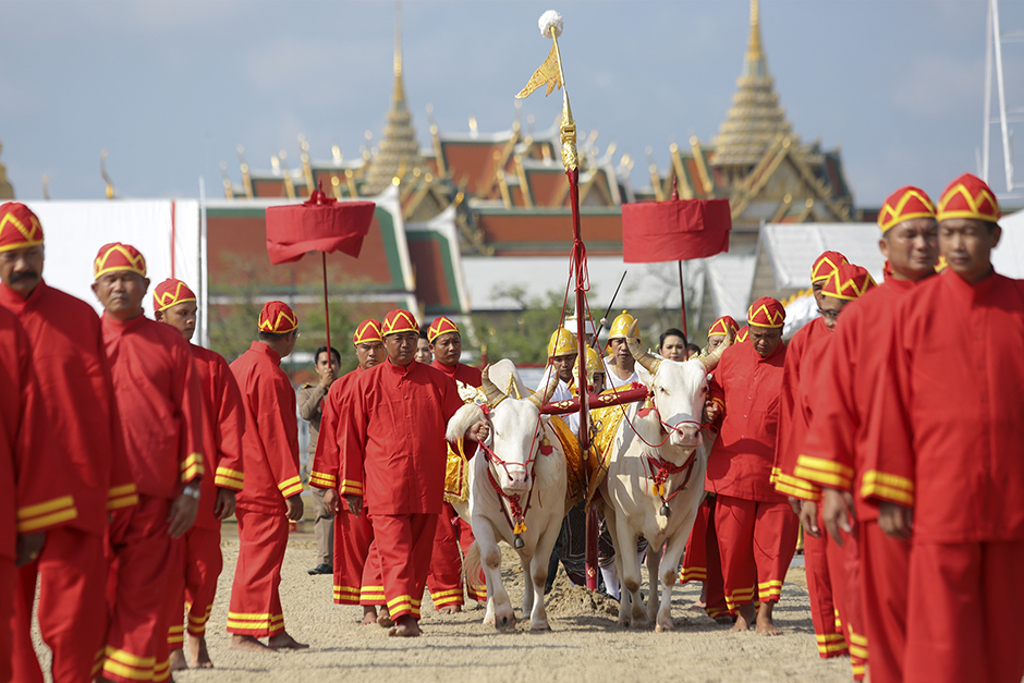 royal ploughing Thailand 