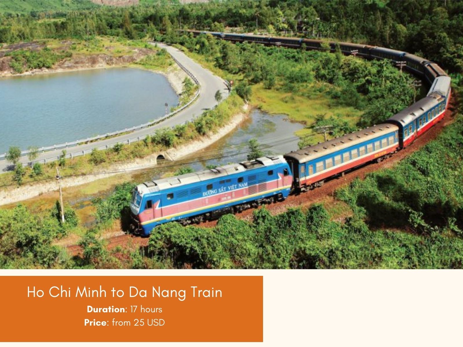 Ho Chi Minh to Da Nang train