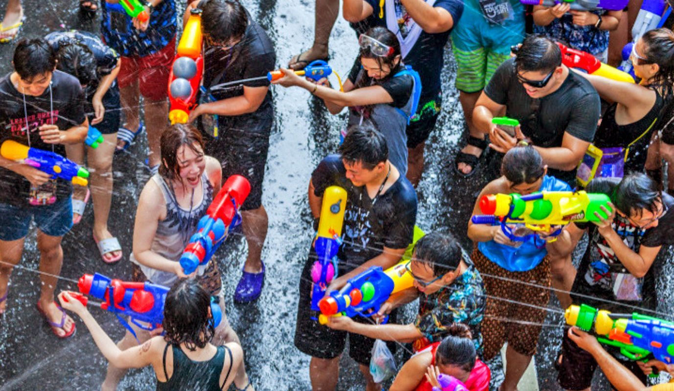 Songkran water festival 