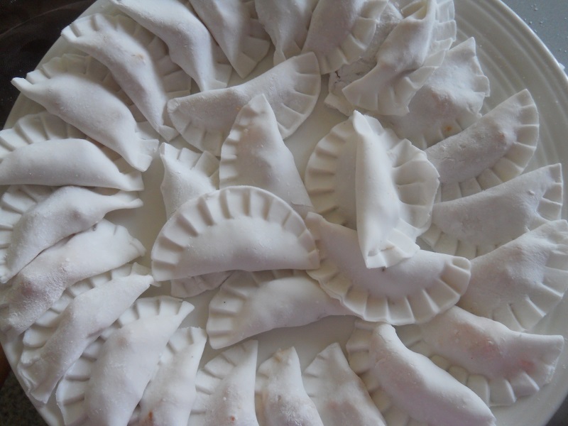 Rice dumpling cake Making