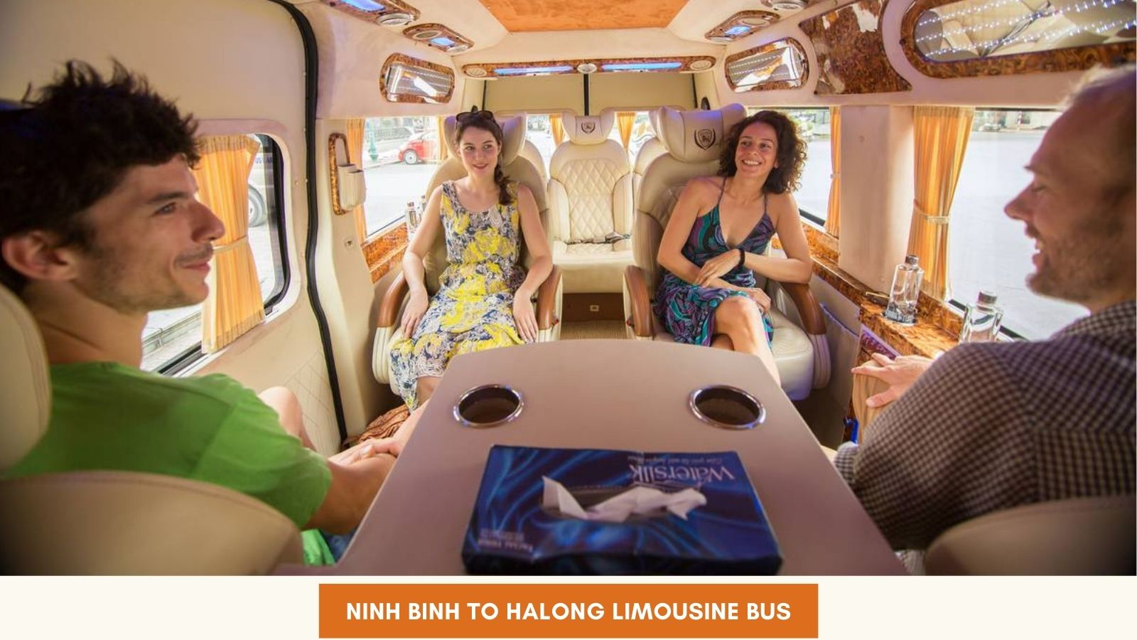 Enjoy the bus ride from Ninh Binh to Halong