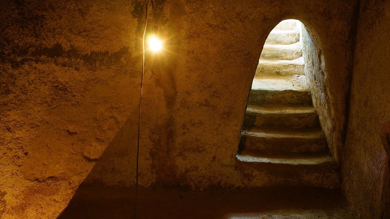Try 100m underground tunnels in Cu Chi