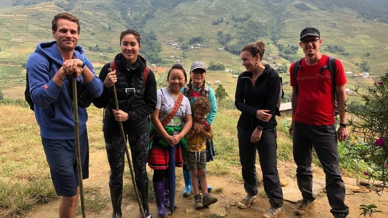Trekking in Sapa with kids