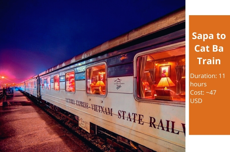 Sapa to Cat Ba Train