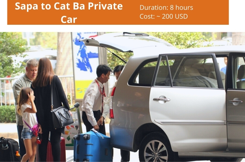 Sapa to Cat Ba Private car