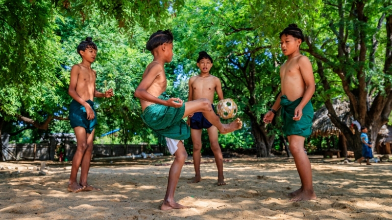 Play beautiful is main pupose of Waso Chinlone Festival