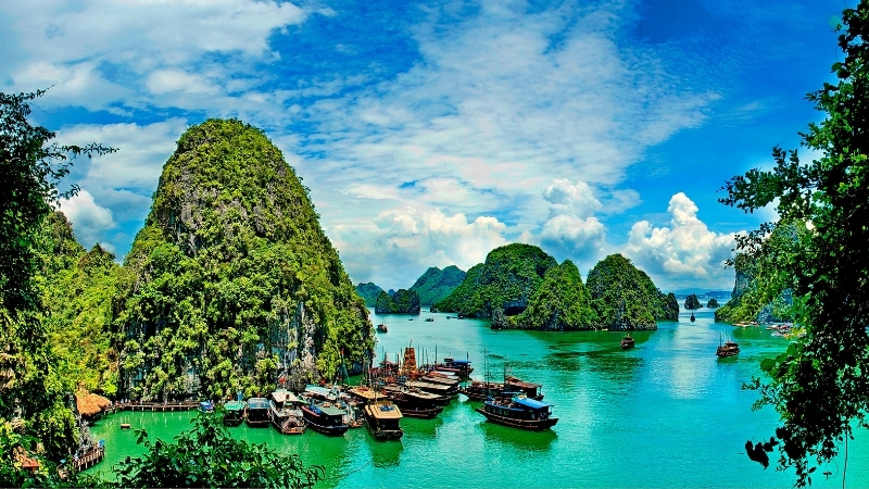 Halong Bay 165km from Hanoi