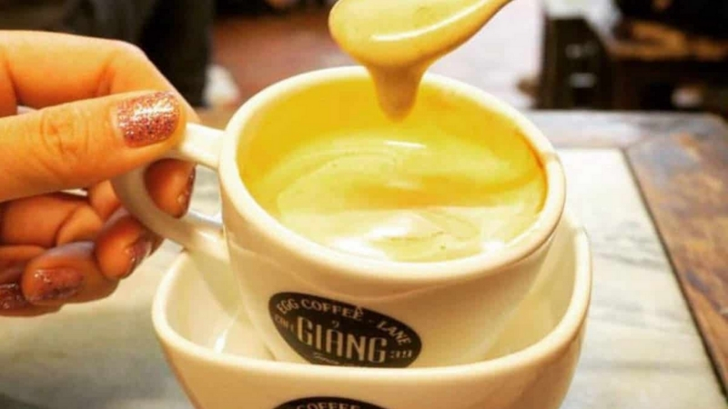 Taste Hanoi Egg coffee