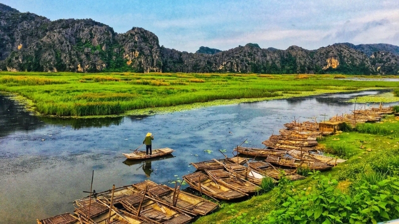 Van Long Natural reserve