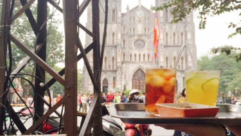 Drink tea at the Church