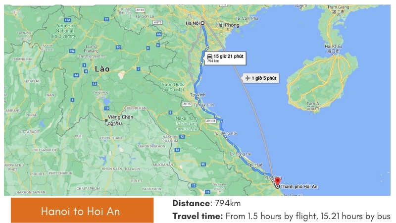 Hanoi to Hoi An