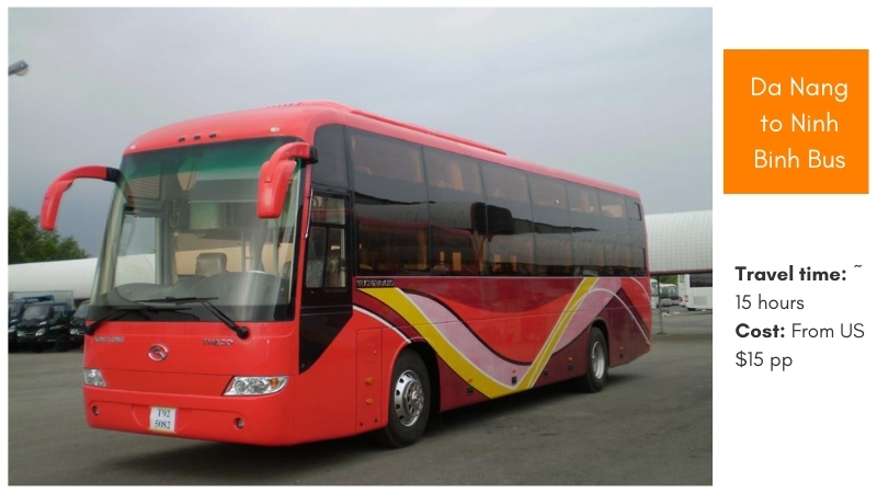 Da Nang to Ninh BInh bus