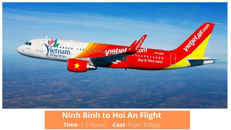 Hoi An to Ninh Binh flight