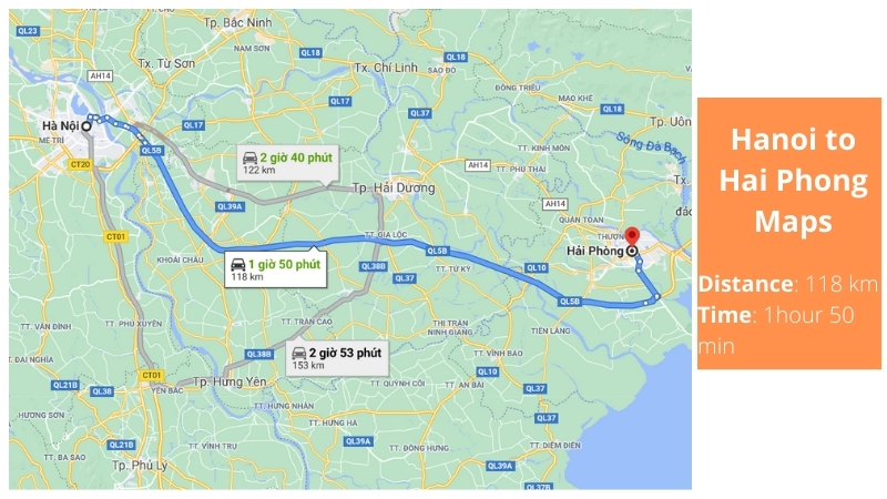 Hanoi to Hai Phong