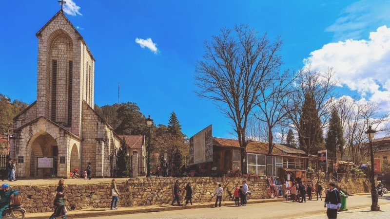 Sapa town center